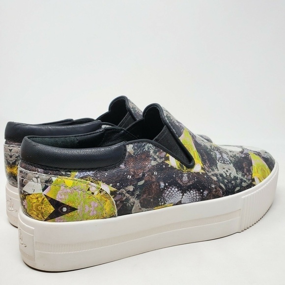 Ash Karma Leather Slip-on Shoes Sneakers Platforms - Picture 4 of 11
